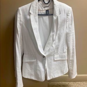 WHBM pinstripe blazer